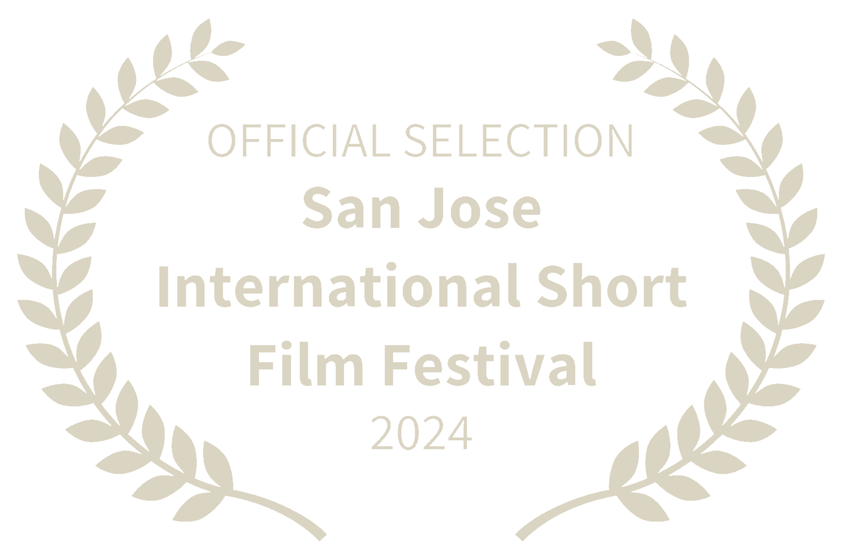 San Jose International Short Film Festival 2024 laurel for DID YOU EAT YET?
