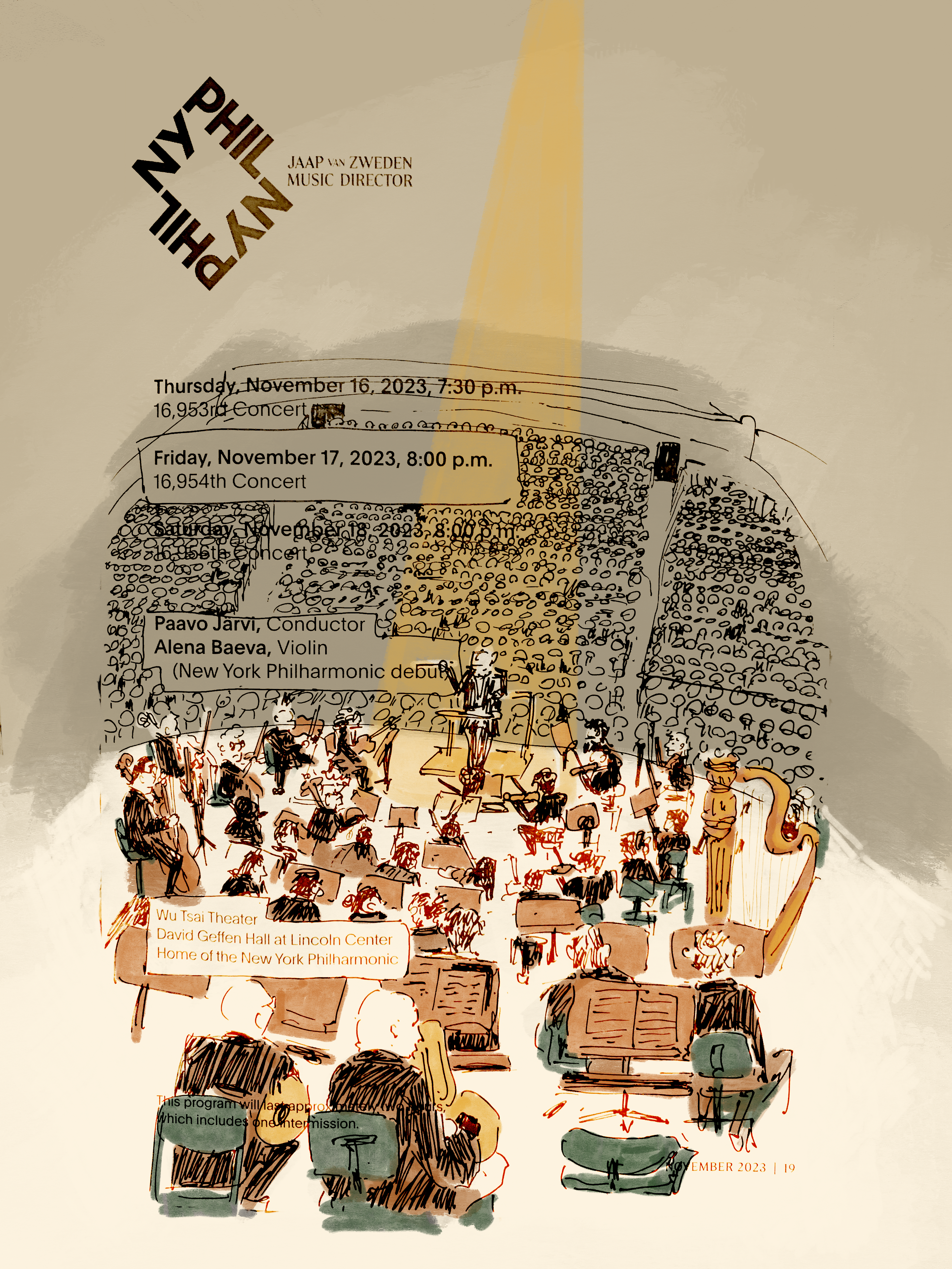 NY Philharmonic (ink pen, 2023)