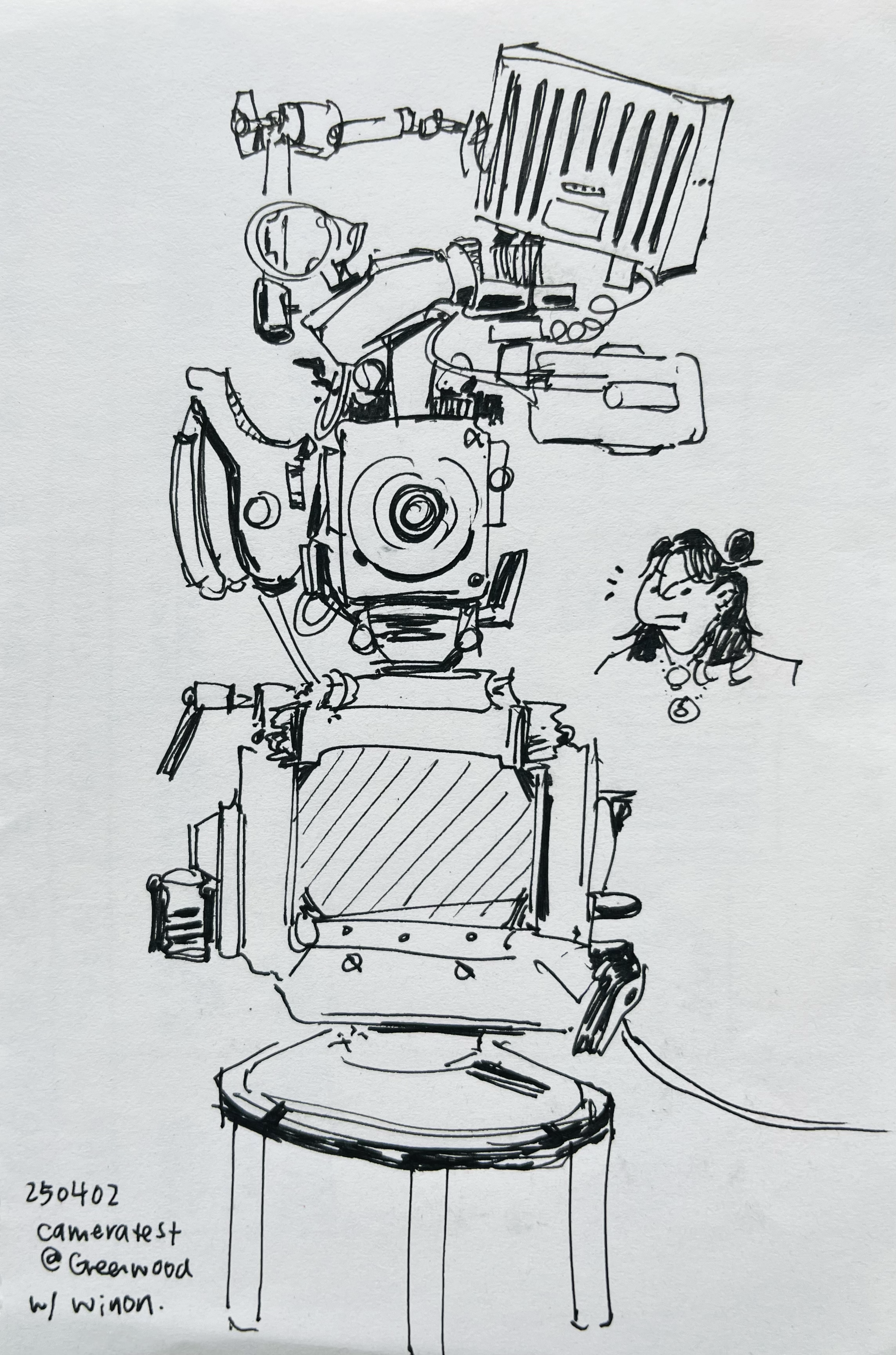 Camera test (ink pen, 2024)