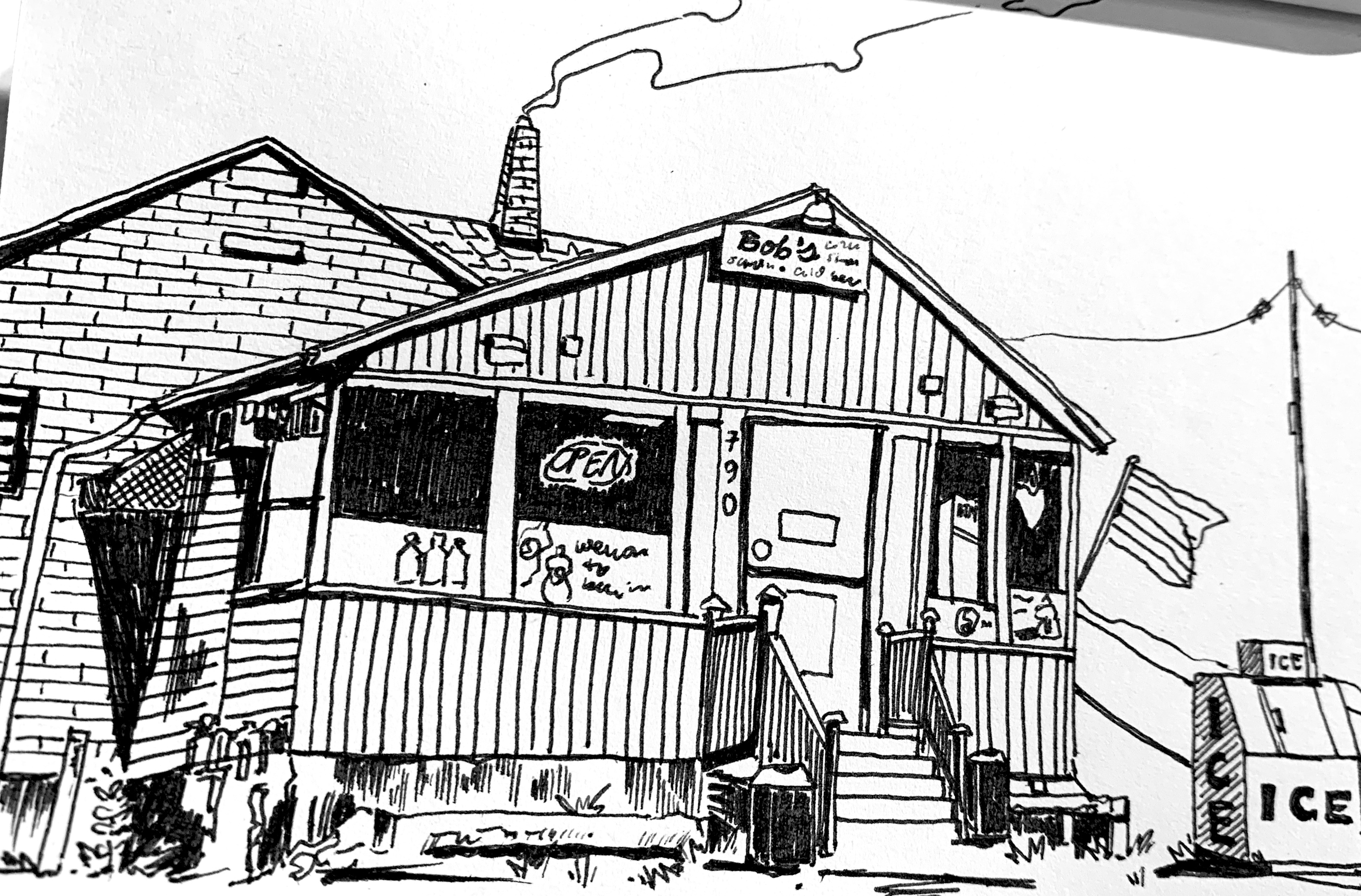 Bob’s Deli Store (ink pen stolen from undisclosed corporate office, 2022)